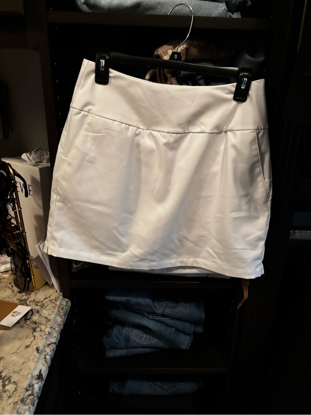 adidas White Performance Athletic Skort - Tennis & Golf Skirt